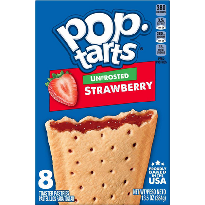 Kellogg's Pop-Tarts Unfrosted Strawberry
