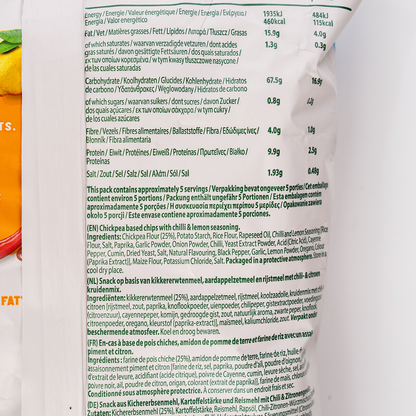 Eat Real Hummus Chips Chilli & Lemon Flavour