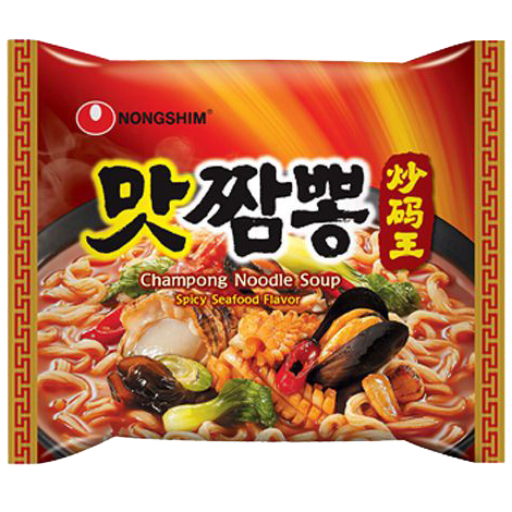 Nong Shim Champong Noodle Soup Spicy Seafood