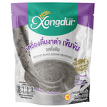 Xongdur instant black sesame beverage powder in a jar, ready to make a rich, creamy black sesame drink.