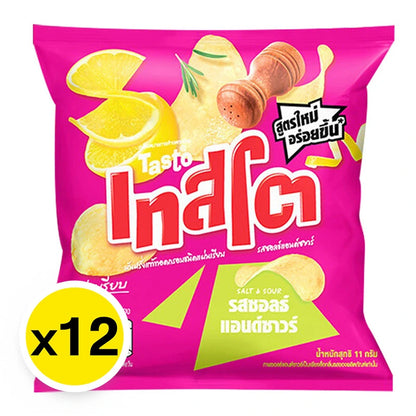 Tasto Chips Salt&Sour 11g x12