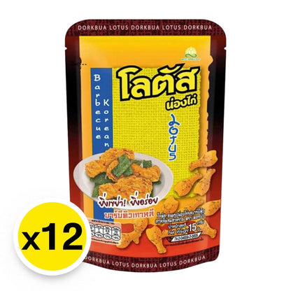Lotus Drum Stick Shaped Biscuit BBQ Flavored 15g x12