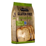 Bakels gluten-free bread mix in a 700g package, dry grocery product for making gluten-free bread at home.
