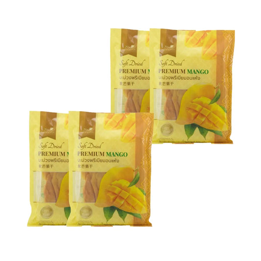 SRIWANNA Premium Dried Mango Yellow Packet Buy 3 Get 1 Free