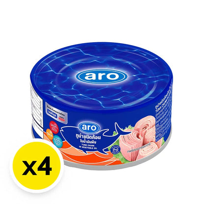 ARO XNAUTILUS Tuna Chunk In Oil 165g x4