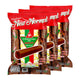 NOMTANG chocolate-flavored corn snack in three 80g packs, crispy snack with chocolate flavor, packaged in colorful bags