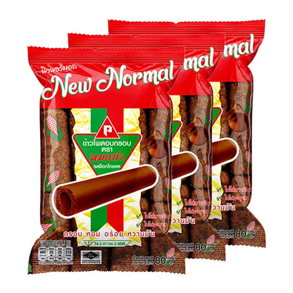 Nomtang Corn Snack Chocolate Flavor 80g x3