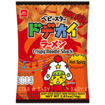Baby Star Hot Spicy confectionery snacks package with spicy, crunchy baby star-shaped treats in bright packaging.