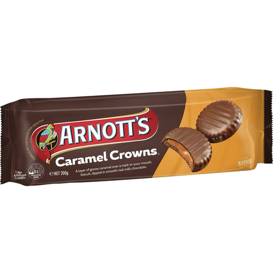 Arnott's Chocolate Caramel Crowns