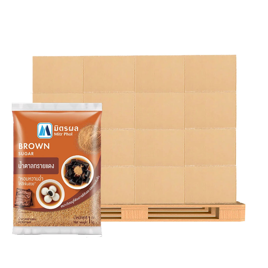MITR PHOL Brown Sugar (1 Pallet) 1kg x720 bags