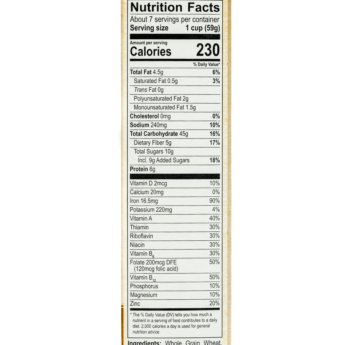 Post Great Grains Banana Nut Crunch