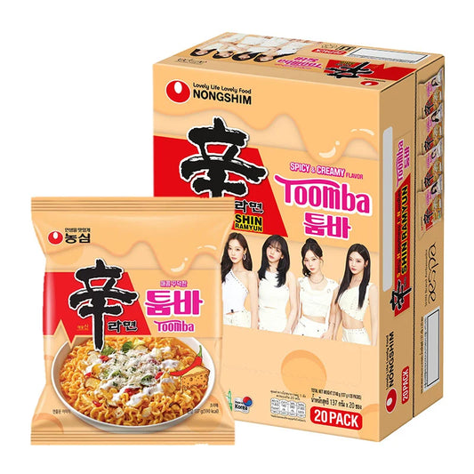 NONGSHIM Toomba Spicy And Creamy Instant Noodle 137g x20