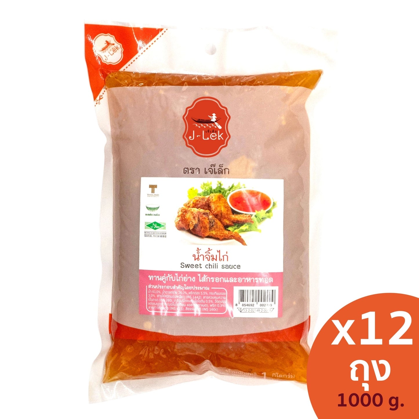 J-lek Jae Lek Chicken Sauce 1 Bags 000g
