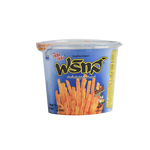 Kob Kob Frites Potato Stick snacks with French Chilli flavor, crispy confectionery snack in a colorful package.