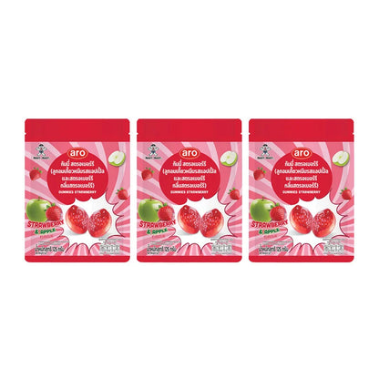 ARO Gummy Strawberry 125g x3