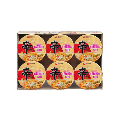Nongshim Toomba Instant Noodle Cup Spicy And Creamy 113g x6