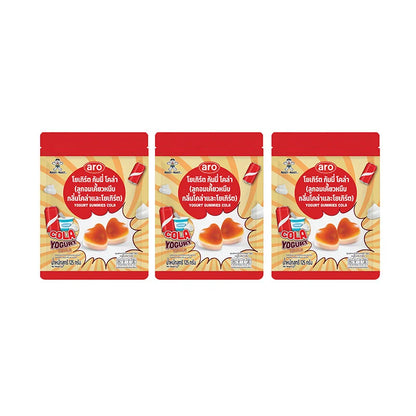 ARO Gummy Yogurt Cola 125g x3