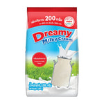 Dreamy Milky Creamer Condensed Milk 1kg in a sealed can, ideal for baking and coffee, from DREAMY's dry grocery collection.