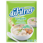 Fa Thai Clear Soup Powder in a white package, used for making flavorful Thai clear soups in grocery cooking.