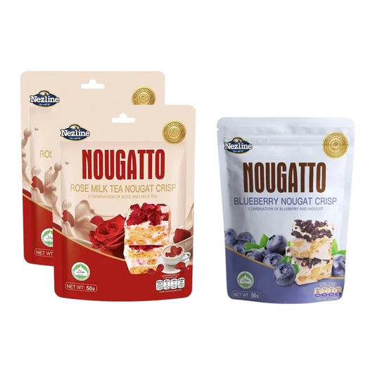 Nezline [3 Packs 100 Baht] () Nougatto Nougat Crisp Nougat 50g