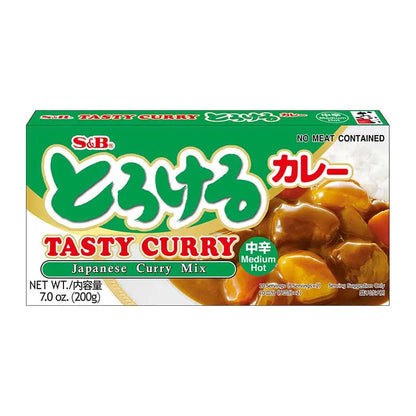 S&B Tasty Curry Japanese Mix Medium Hot 200g