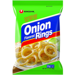 Nong Shim Onion Ring confectionery snack in bright packaging, showcasing crispy onion-flavored snack rings.