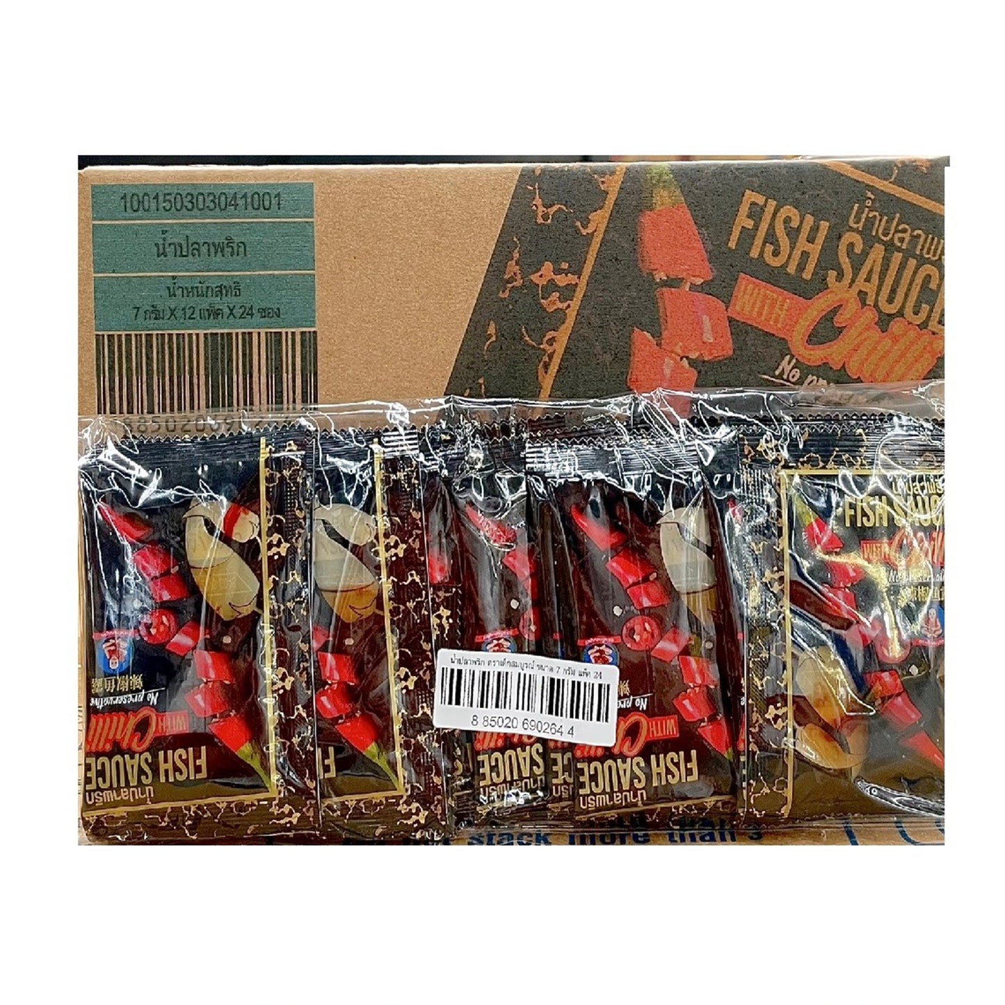 Deksomboon Chili Fish Sauce 7g x10