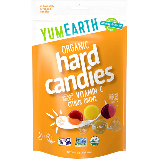 YumEarth Organic Citrus Grove Vitamin C Drops Candies
