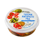 Makro Tuscan Antipasto Mix in 185g package, featuring a variety of dried Italian-style antipasto ingredients.