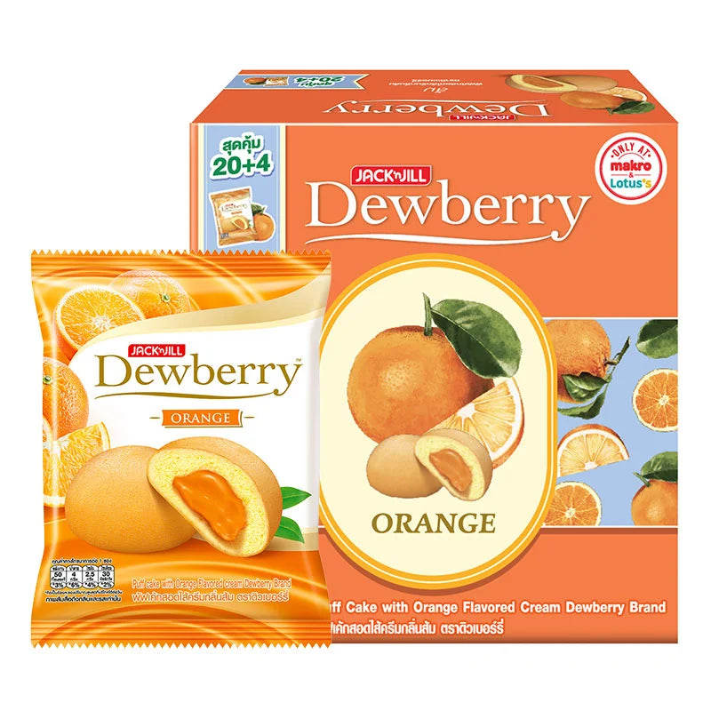 DEWBERRY Orange Puff Cake 15g x24