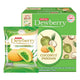 DEWBERRY Coconut Pandan Cake 15g package, showing individual wrapped snack with green pandan flavor and coconut flavor details.