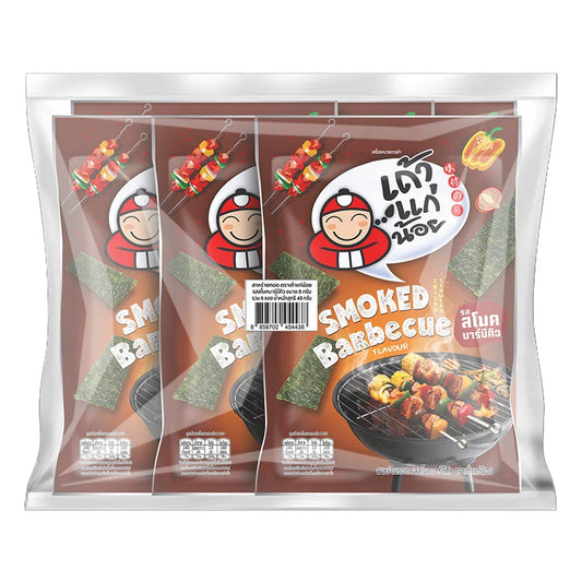 TAOKAENOI Seaweed Crispy Smoked Barbecue 8g x6