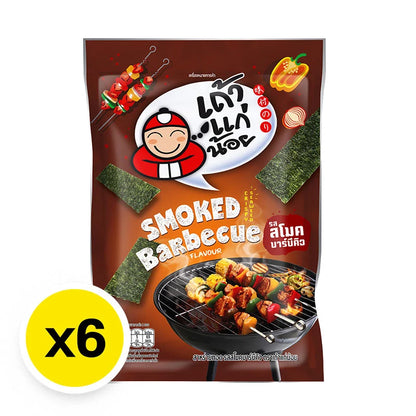 Taokaenoi Seaweed Crispy Smoked Barbecue 8g x6