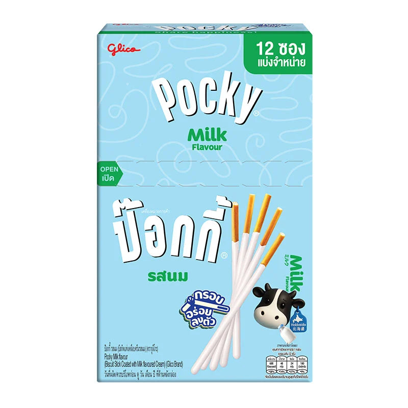 Glico Pocky Biscuit Stick Milk 10g x12