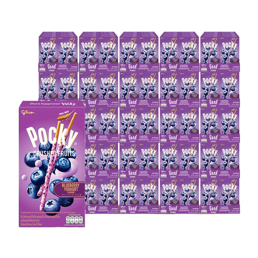 Pocky Crushed Fruit Blueberry 10 Pcs X 30 38g