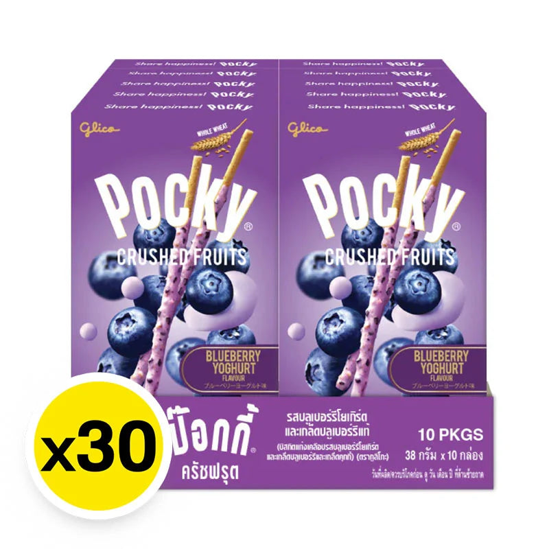 Pocky Crushed Fruit Blueberry 38g x30