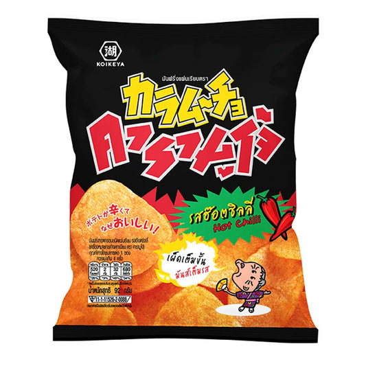 KARAMUCHO Potato Chip Flat Cut Hot&chili 86g