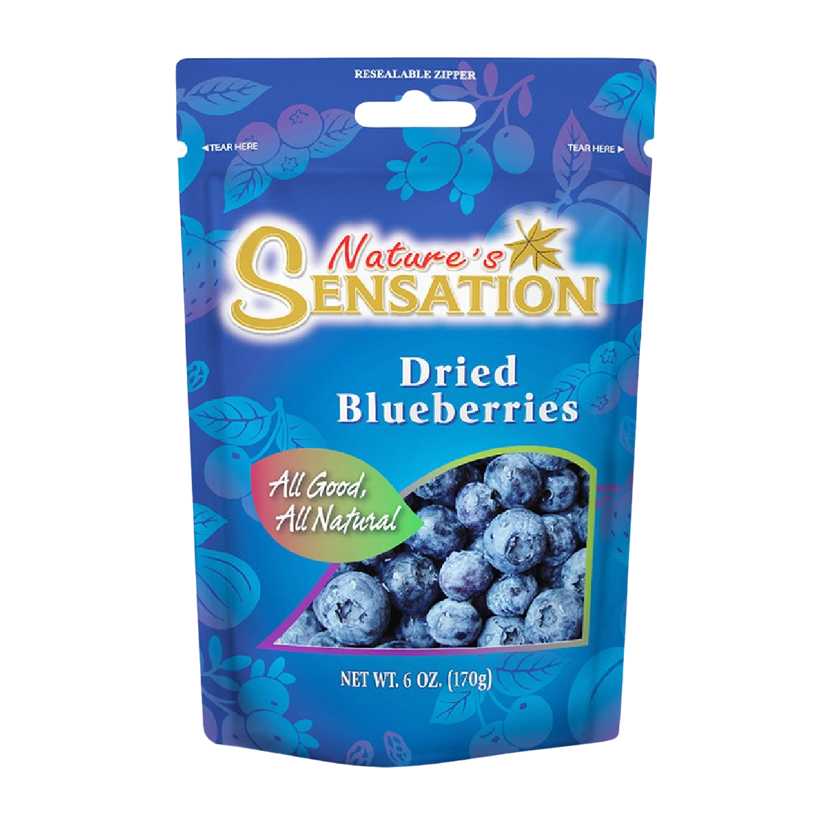 Nature's Sensation Dried Blueberries