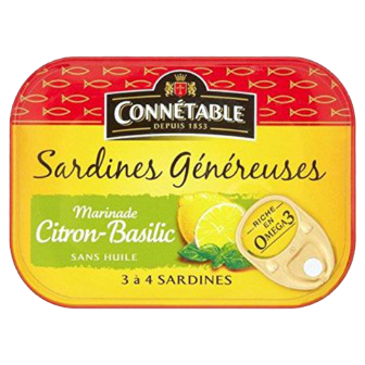 Connetable Sardines In Lemon & Basil Marinade