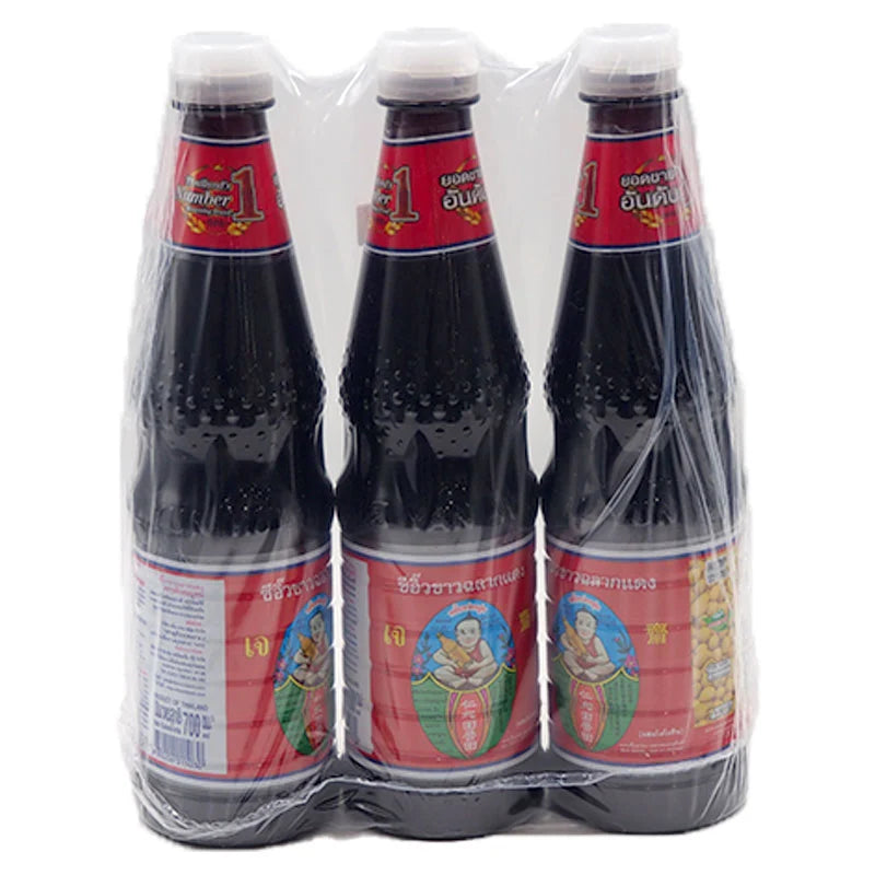 DEK SOM Boon Soy Sauce Red Label 700ml x3
