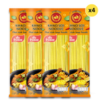 Dry grocery product image of Rabbit Brand Khao Soi noodles 200g, showcasing packaged Thai-style noodles in a clear bag.