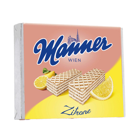 Menner Zitrone Schnitte Wafer Lemon Flavor