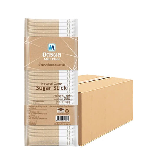 MITRPHOL Sugar Stick Natural Cane 100 Sachets 6g x20