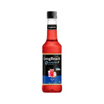 LongBeach Zero Calories Salak Syrup bottle, dry grocery product with clear label and dark liquid content.