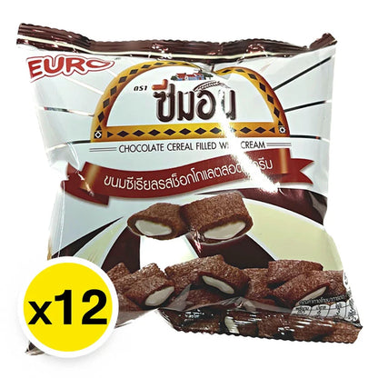 Semon Chocolate Cereal Filled With Cream 17g x12