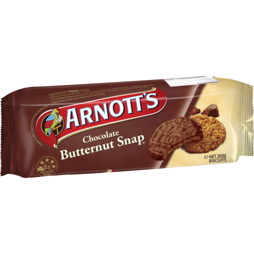 Arnott's Butternut Snap Chocolate Biscuits