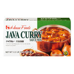House Java Curry Sauce Medium Hot 1kg dry grocery pack with packaging label and product details visible.