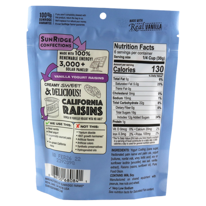 Sunridge Farms All Natural Yogurt Raisins