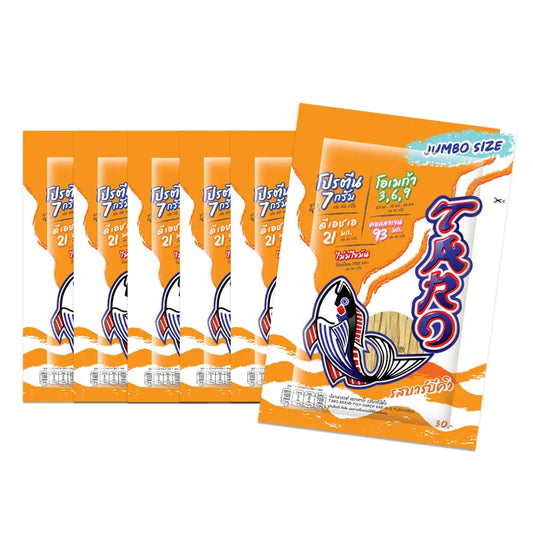TARO FISH SNACK BARBECUE FLAVOURED . X6 30g