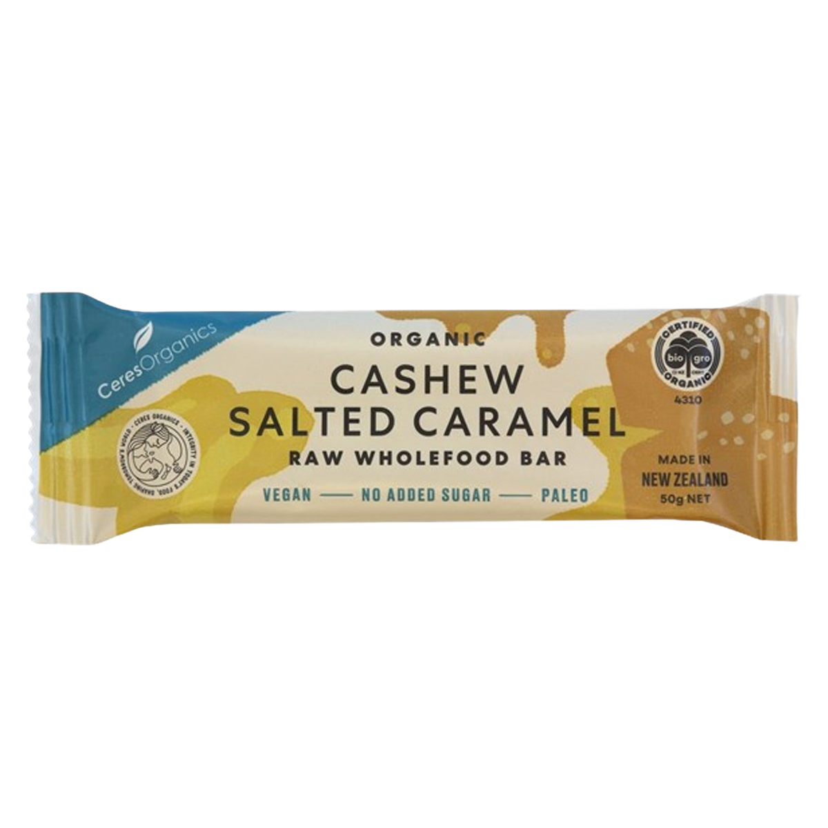 Ceres Organic Cashew Salted Caramel Bar